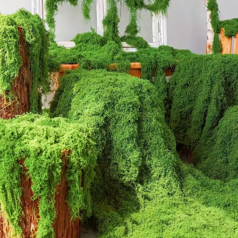 Preserved Moss Sheet - Grama artificial realista de musgo, gramado