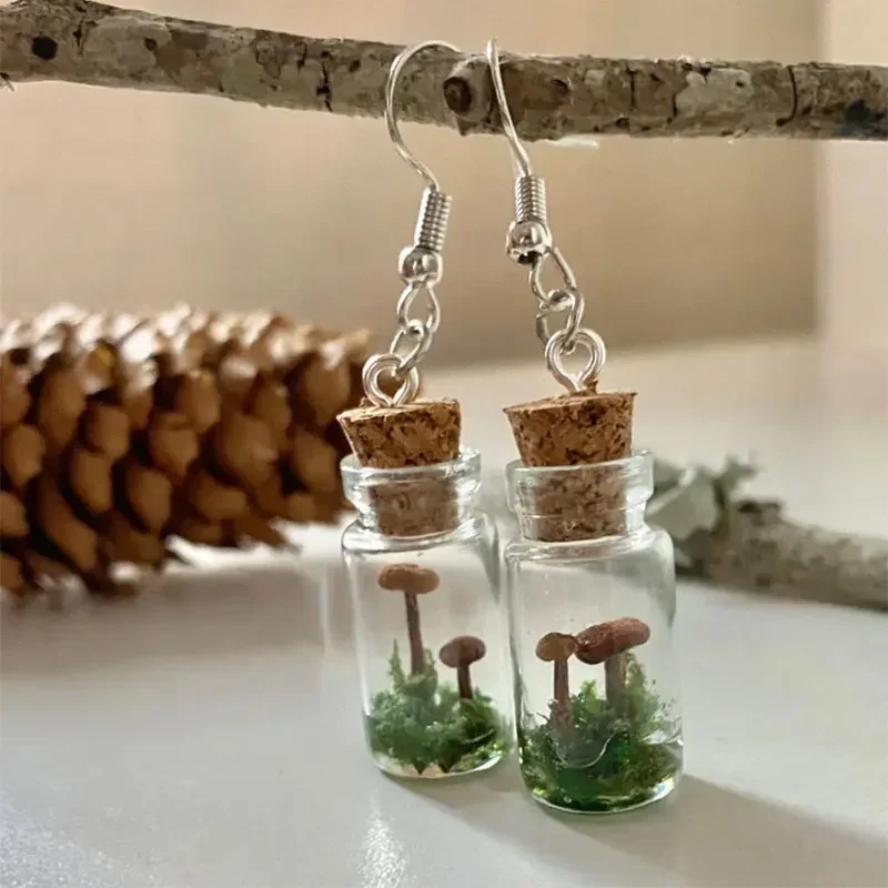 Brincos de cogumelo real, jarr - Preserved Moss Sheet avaliação e preço