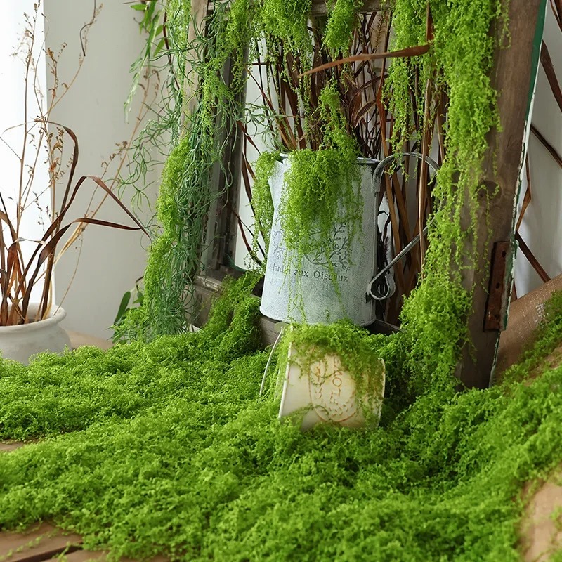 Grama artificial realista de m - Preserved Moss Sheet avaliação e preço