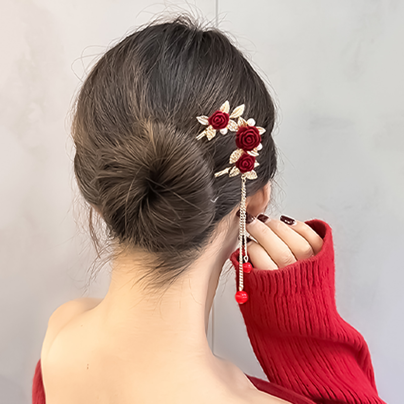 Pente de Cabelo Estilo Chinês  - Flower Supply avaliação e preço