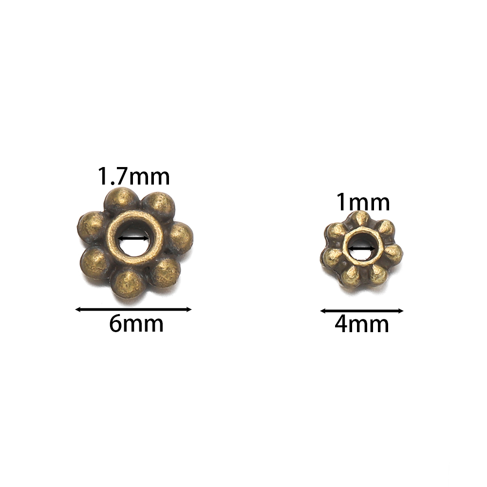 200 pçs/lote 4/6mm margarida f - Flower Supply avaliação e preço