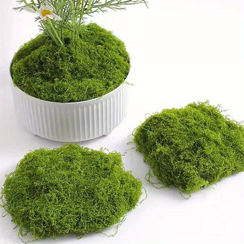 Verde falso musgo diy artesana - Preserved Moss Sheet avaliação e preço