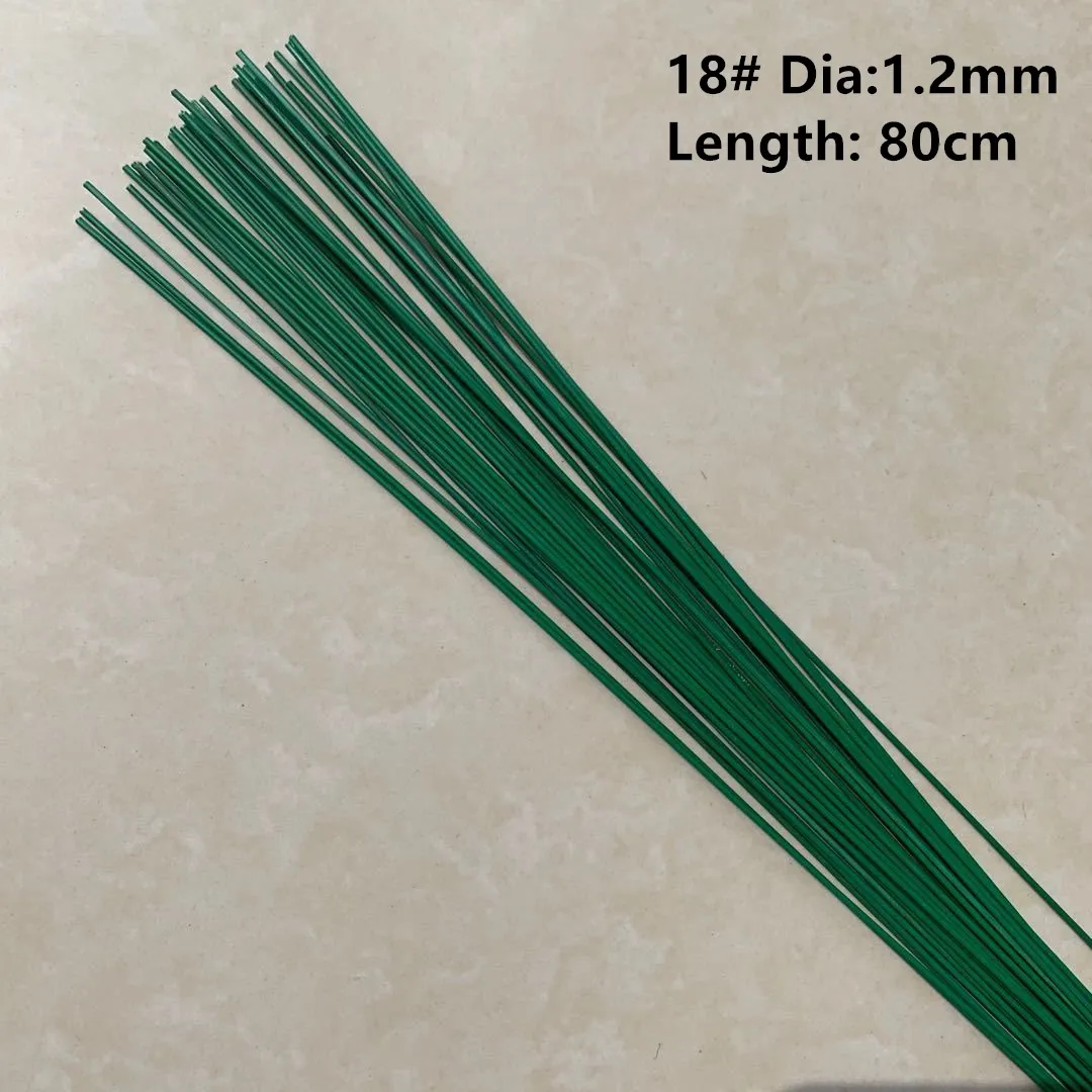 2 #   2mm/1.2mm 30 peças 80cm  - Wire Stem Florist avaliação e preço