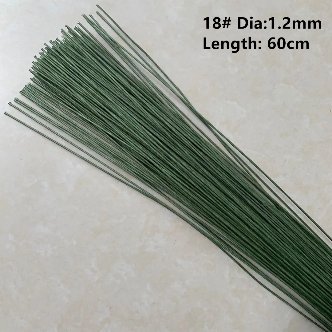 2 #   2mm/1.2mm 30 peças 80cm  - Wire Stem Florist avaliação e preço