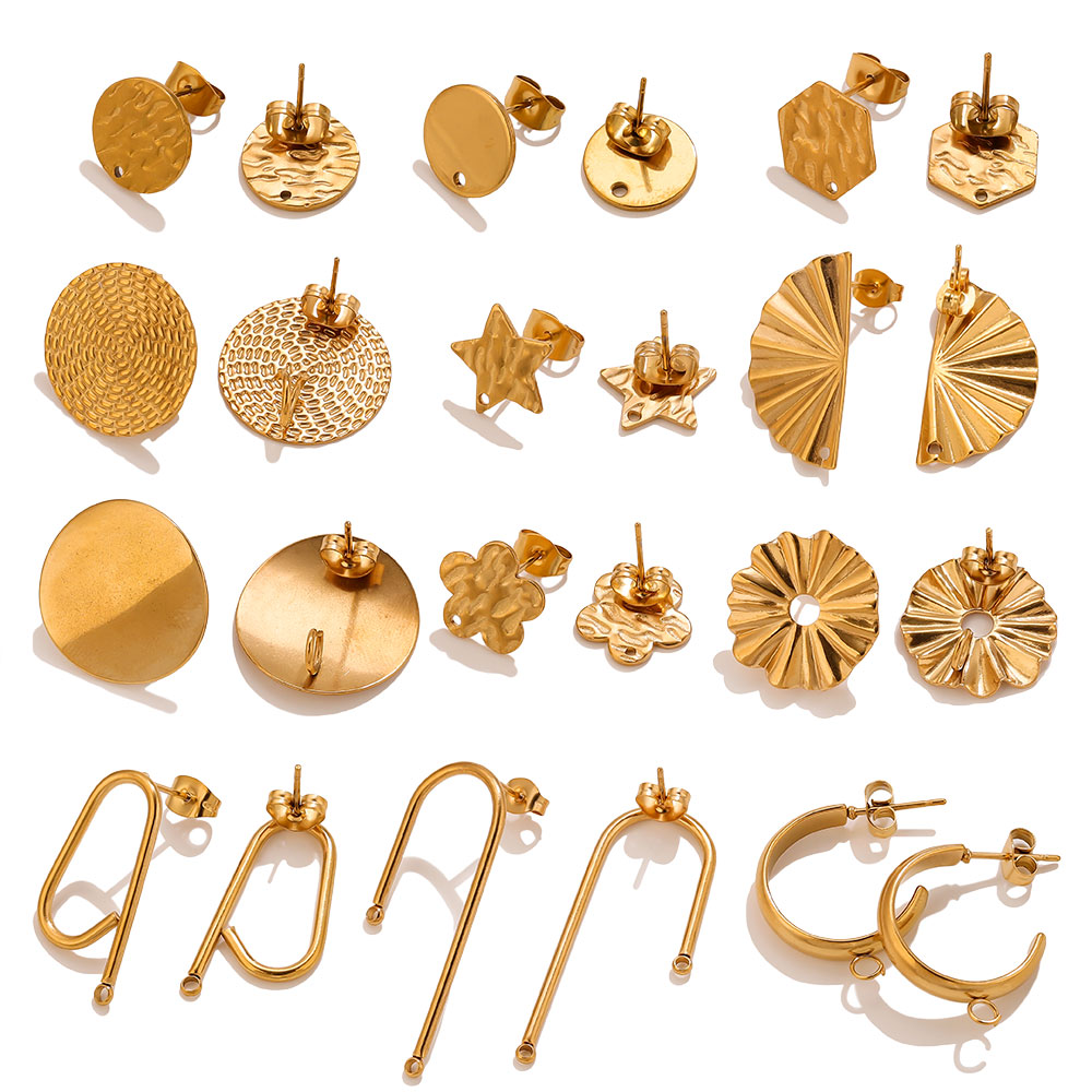Brincos de aço inoxidável 18k, - Flower Supply avaliação e preço