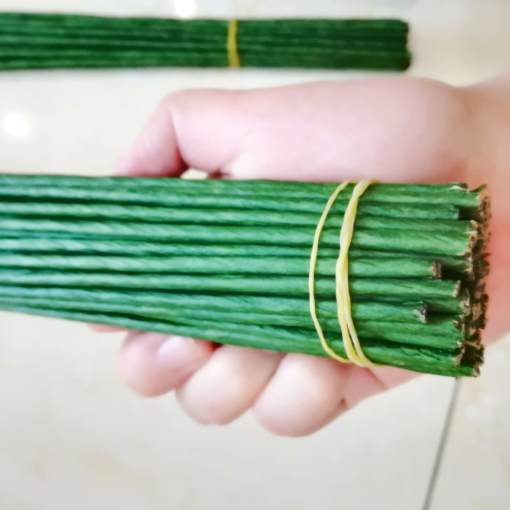 Fios de Seda Verde Escuro de 1 - Wire Stem Florist avaliação e preço