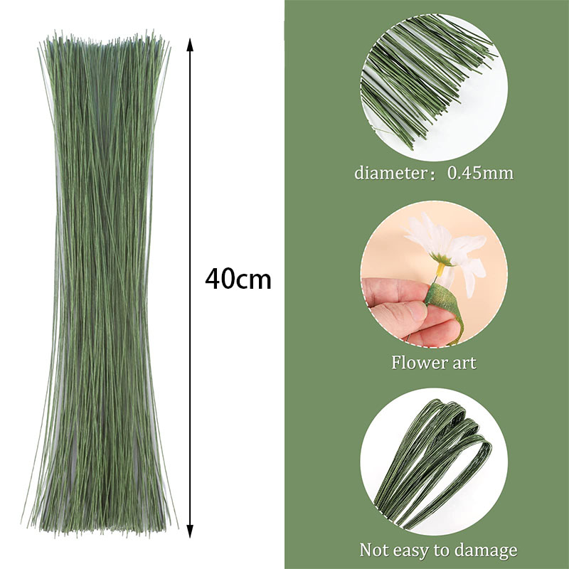 100 pçs fio floral de alta qua - Wire Stem Florist avaliação e preço